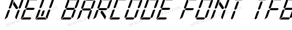 New Barcode Font TFB字体转换